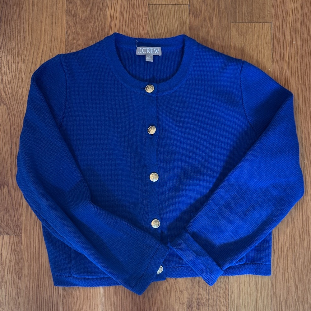 J. Crew Emilie Patch Pocket Sweater, sz S